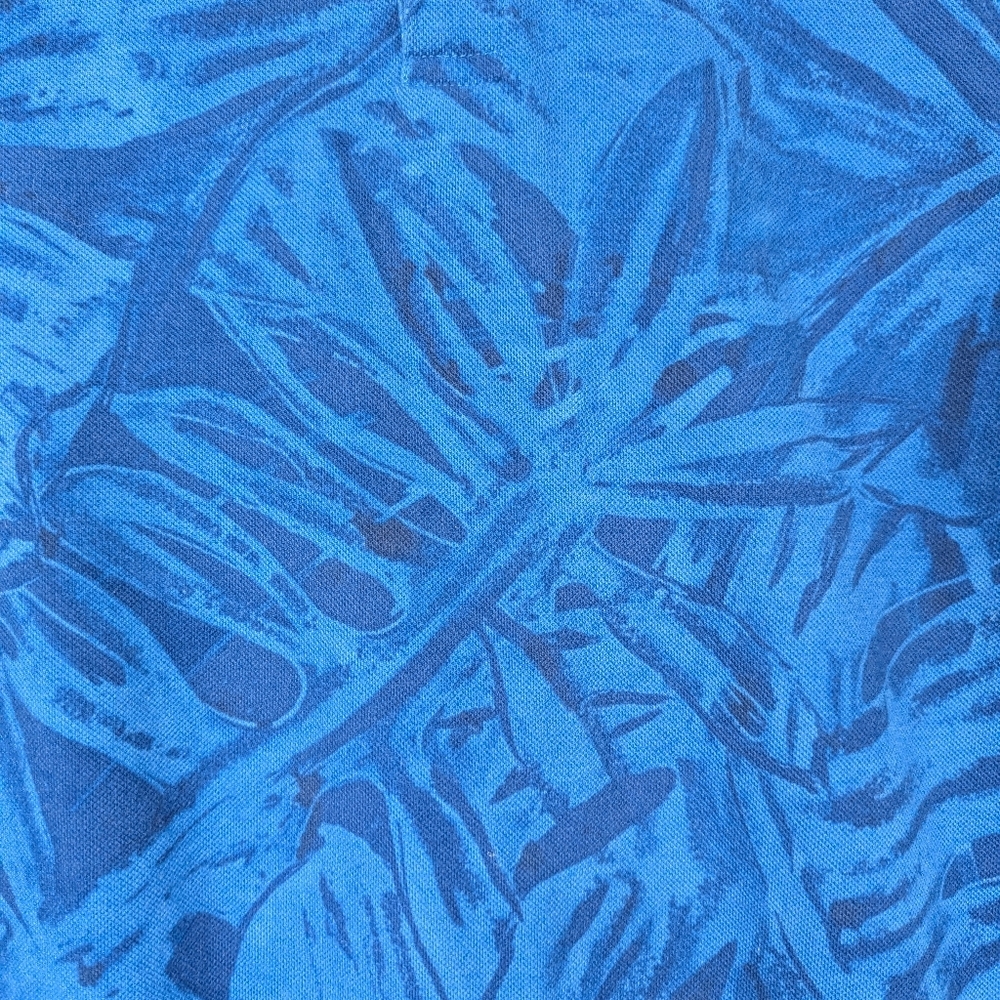 Crazy Shirts Hawaiian Polo XL Blue Tropical Print - Picture 5 of 11